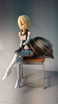 Amazon.co.jp: 1/12 玉しっぽ 毛 大 尻尾 オリジナル ミニチュア